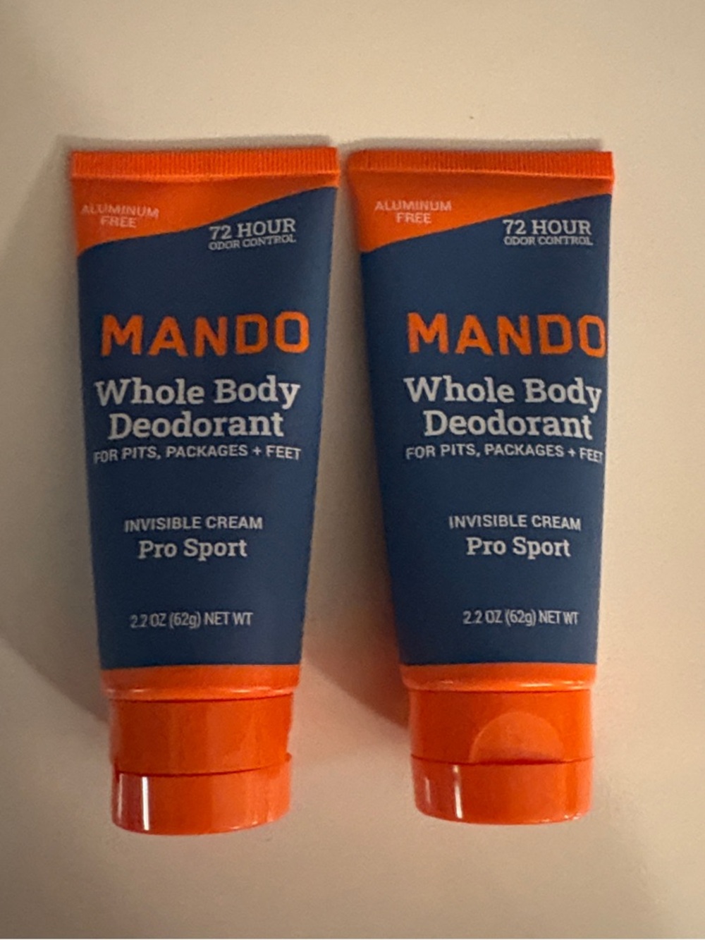 MANDO Pro Sport Whole Body Deodorant Invisible Cream